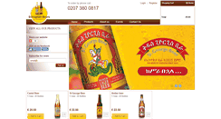 Desktop Screenshot of ethiopianbeer.co.uk