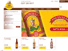 Tablet Screenshot of ethiopianbeer.co.uk